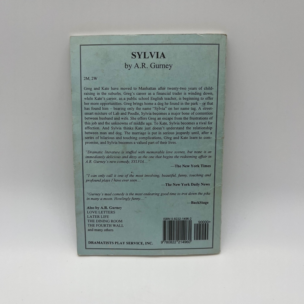 Sylvia by A. R. Gurney Play Script Dramatists Play‎ Service Vintage - Picture 2 of 6
